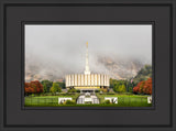 Provo Temple - Fall Fog