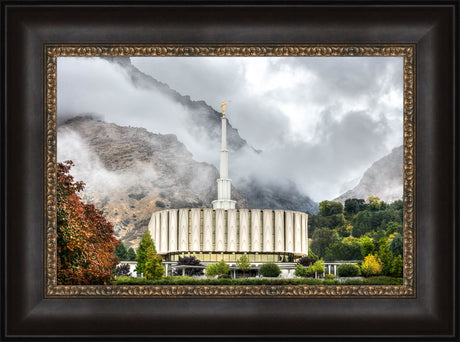 Provo Temple - Foggy Mountains