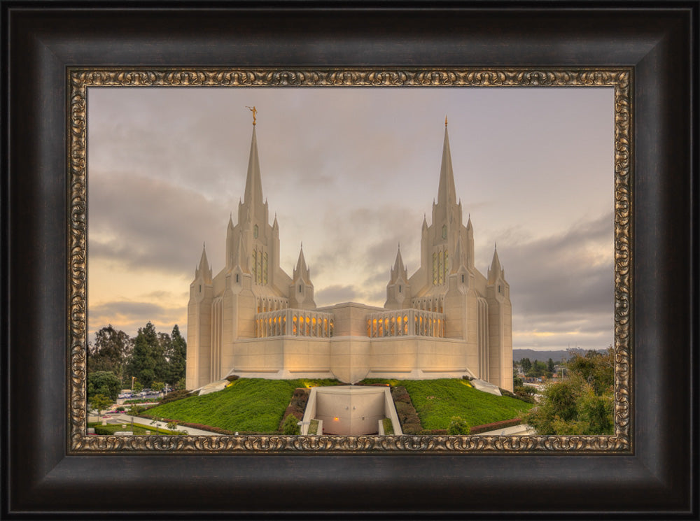 San Diego Temple - Evening Sunset