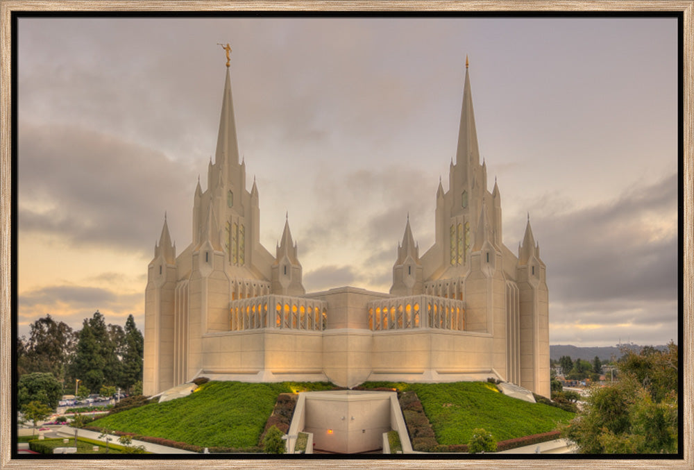 San Diego Temple - Evening Sunset