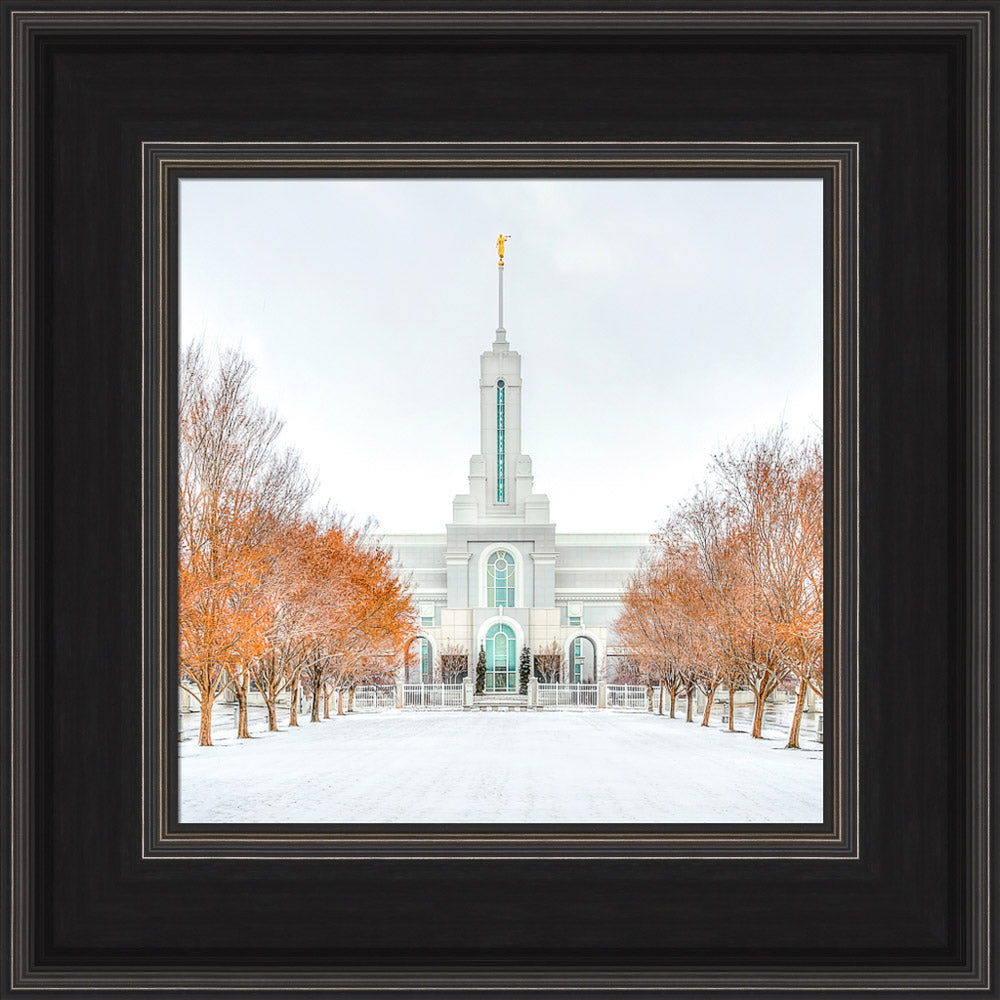 Mount Timpanogos Temple - First Snowstorm
