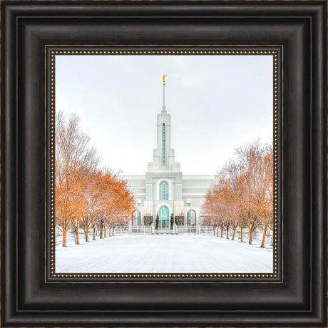 Mount Timpanogos Temple - First Snowstorm
