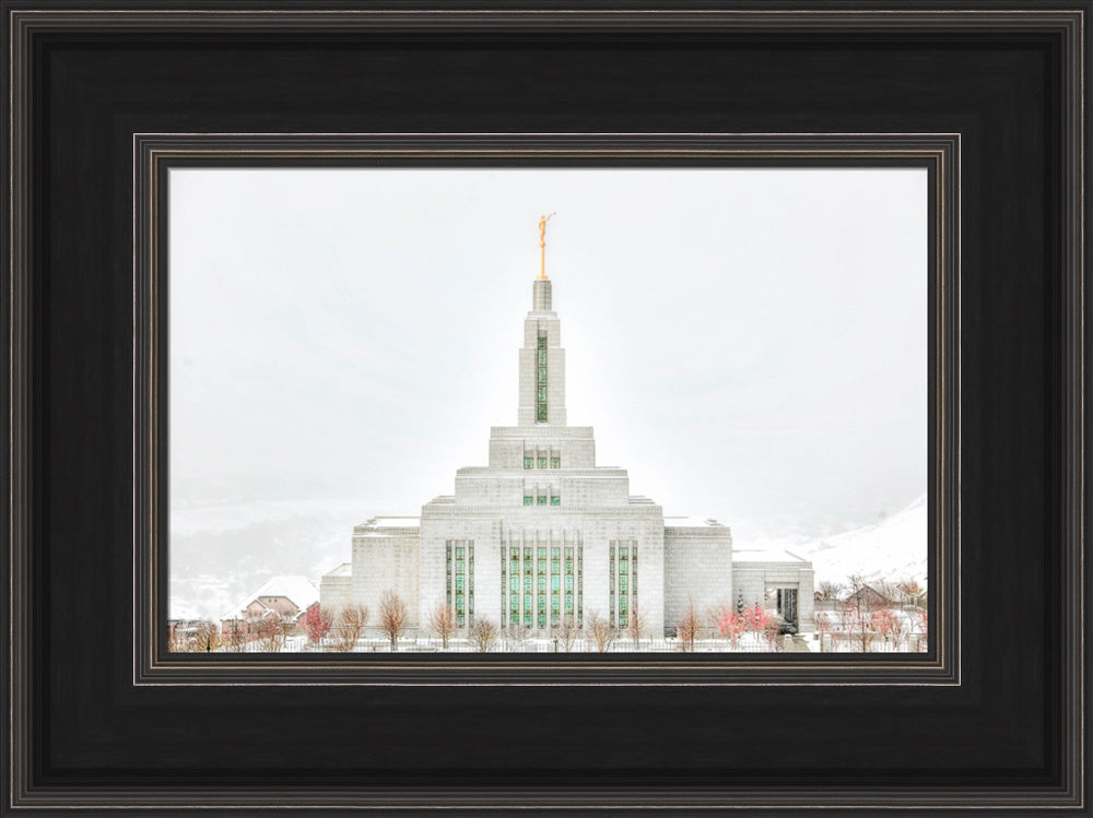 Draper Temple - Before the Snowstorm