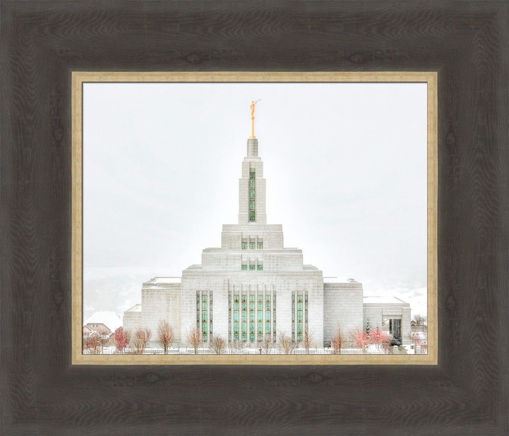 Draper Temple - Before the Snowstorm