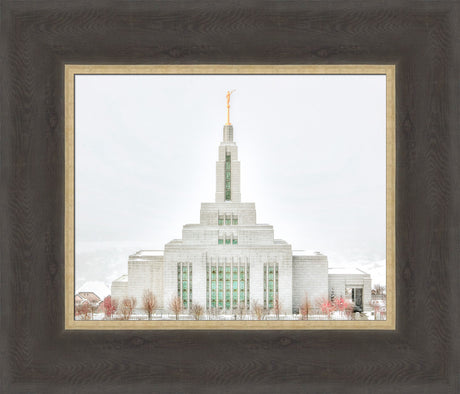 Draper Temple - Before the Snowstorm
