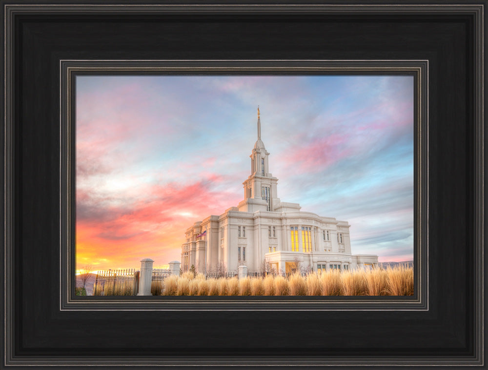 Payson Temple - Sunset