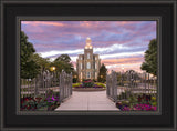 Logan Utah Temple - Landmark of Light by Lance Bertola