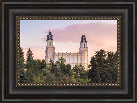 Manti Utah Temple - Summer Sunset by Lance Bertola