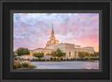Phoenix Arizona Temple - Sunset Burst by Lance Bertola