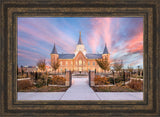 Provo City Center Temple - Sunset Gates by Lance Bertola