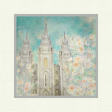 Salt Lake Temple - Enlightened by Mandy Jane Williams
