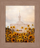 Pocatello Temple - Wild Sunflowers by Mandy Jane Williams
