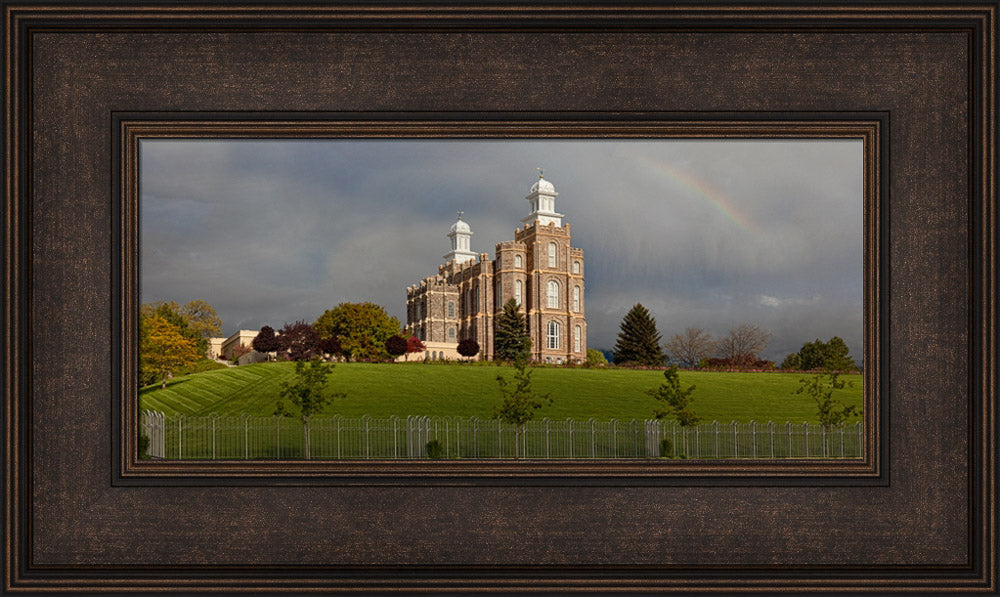 Logan Temple - Spring Panoramic