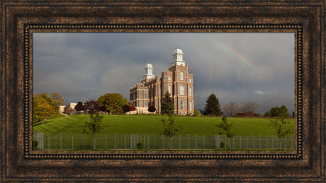 Logan Temple - Spring Panoramic