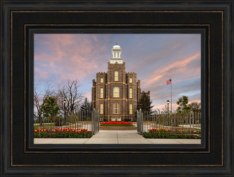Logan Temple - Gate Tulips