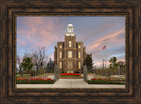 Logan Temple - Gate Tulips