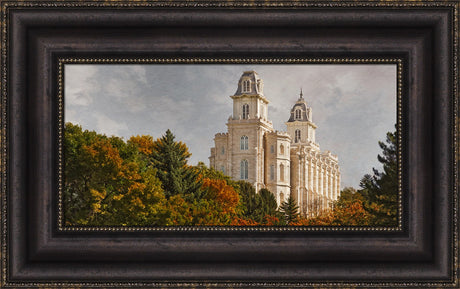 Manti Temple - Fall Trees