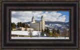 Manti Temple - Snow Panoramic