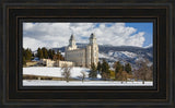 Manti Temple - Snow Panoramic