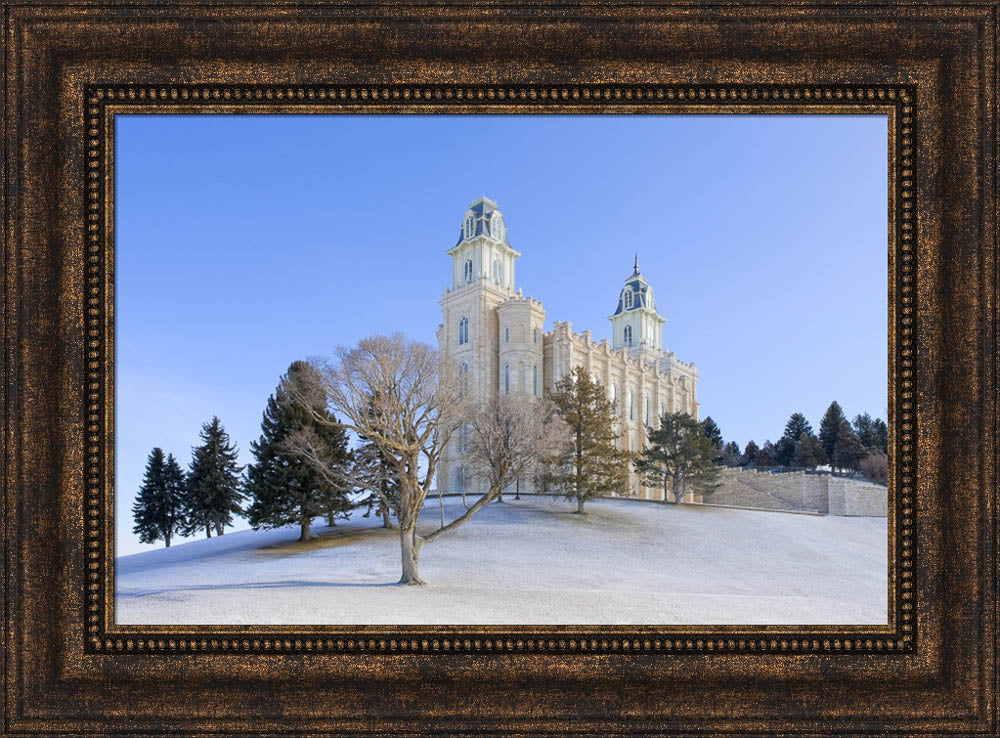 Manti Temple - Snowy Hill