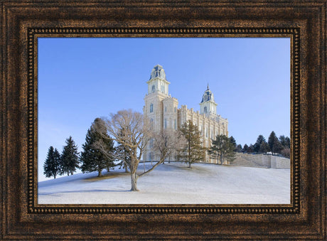 Manti Temple - Snowy Hill