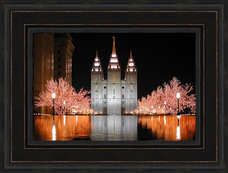 Salt Lake Temple - Christmas Reflections