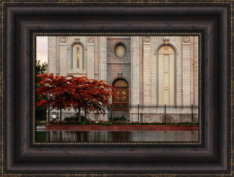 Salt Lake Temple - Fall Tree