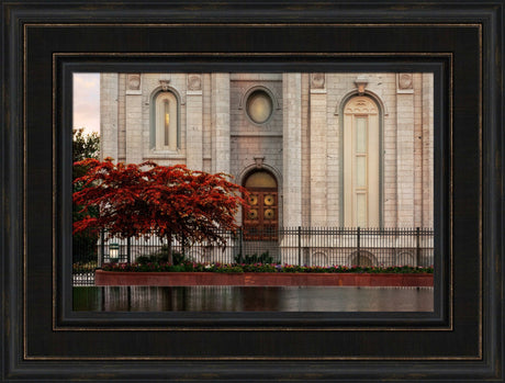 Salt Lake Temple - Fall Tree
