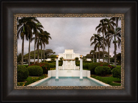 Laie Temple - Textured Sky