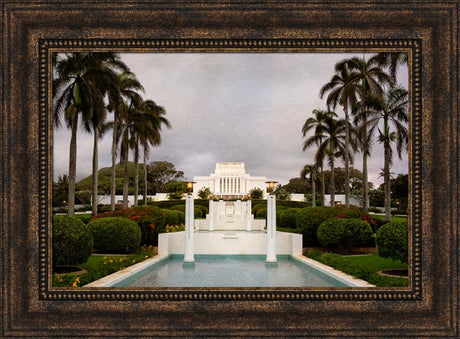 Laie Temple - Textured Sky