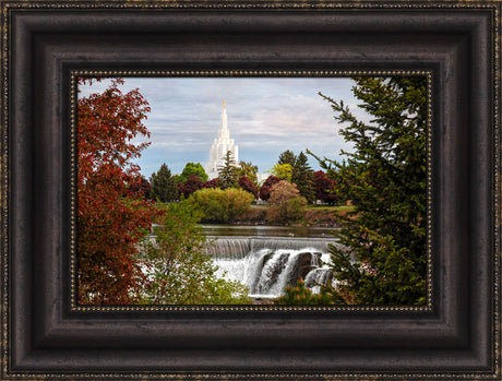 Idaho Falls Temple - Waterfall