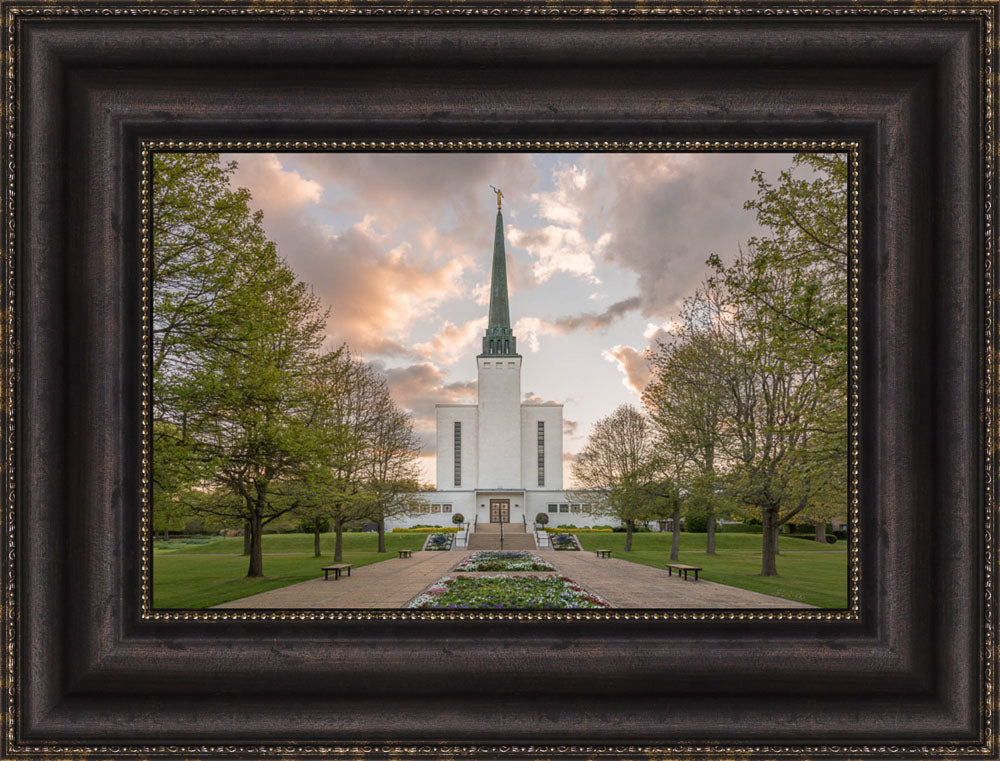 London Temple - Garden View