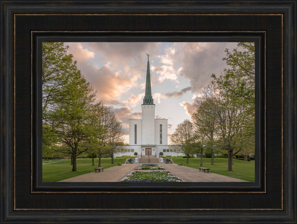 London Temple - Garden View