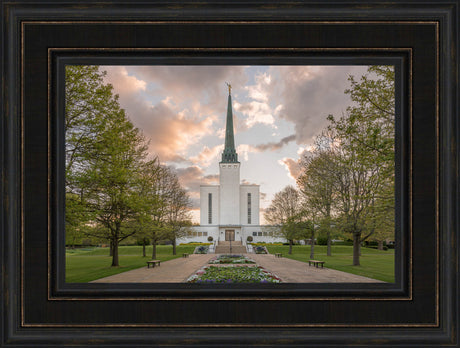 London Temple - Garden View