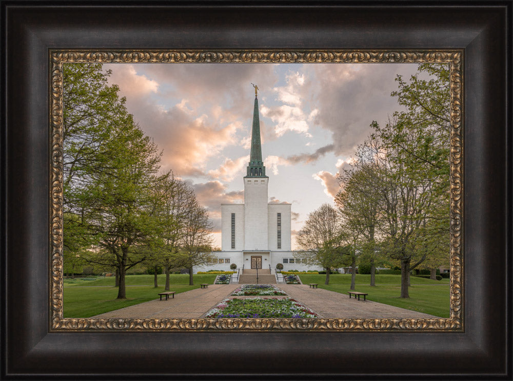 London Temple - Garden View