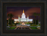 Oakland Temple - Red Sky