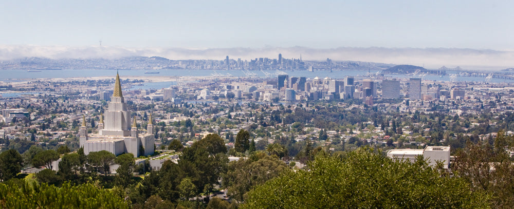 Oakland Temple - City Scape Panoramic