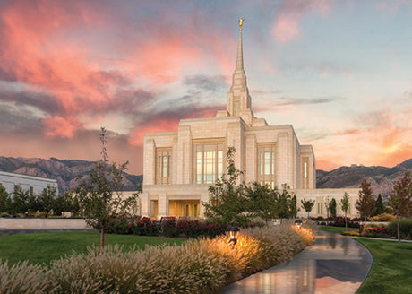 Ogden Temple - Garden Path