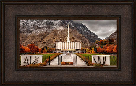 Provo Temple - Fall Gates panoramic