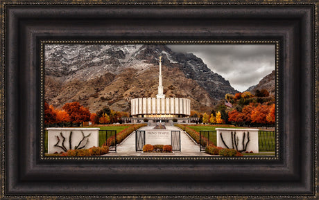 Provo Temple - Fall Gates panoramic
