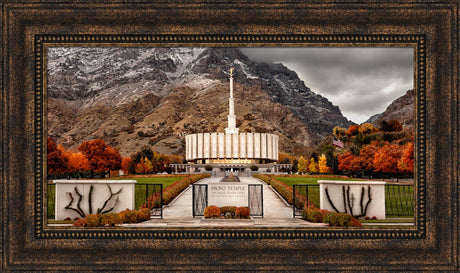 Provo Temple - Fall Gates panoramic
