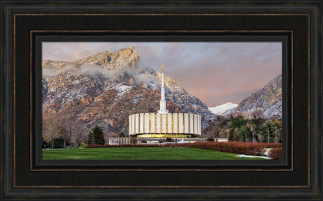 Provo Temple - Spring Snow