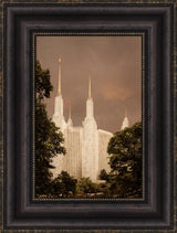 Washington DC Temple - Sepia