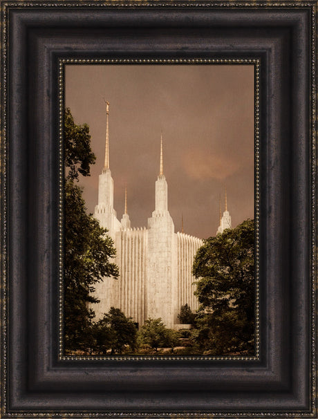 Washington DC Temple - Sepia