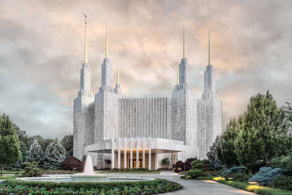 Washington DC Temple - Chrome Series