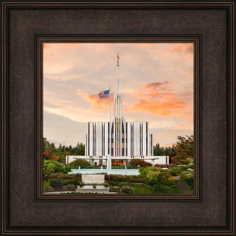 Seattle Temple - Sunset