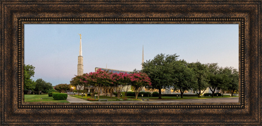 Dallas Temple - Panoramic Trees