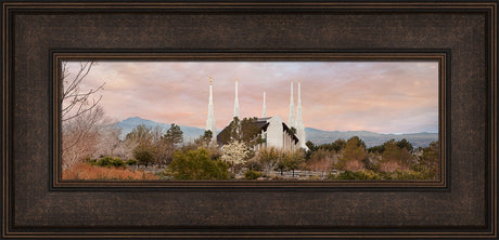 Las Vegas Temple - Sunset Wide Panoramic