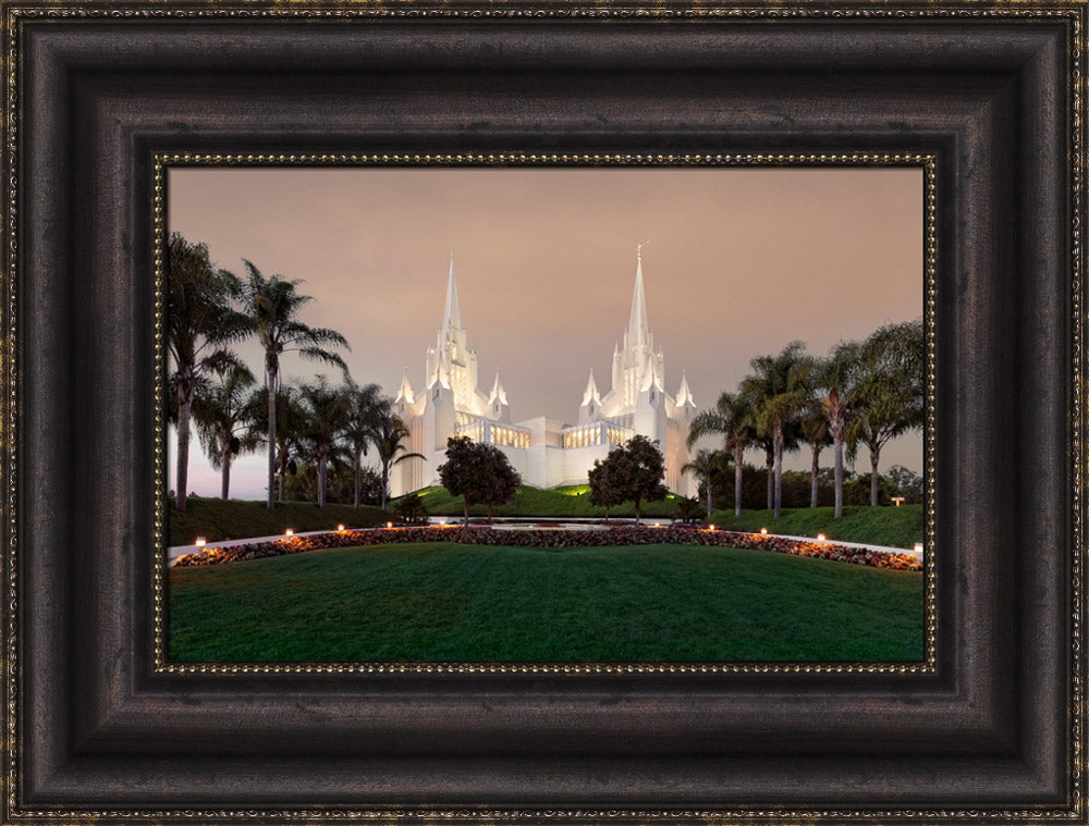 San Diego Temple - Autumn Sky