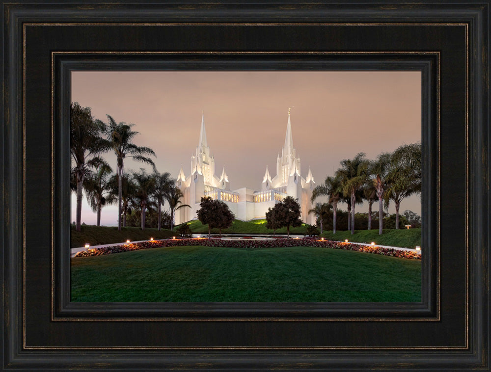 San Diego Temple - Autumn Sky
